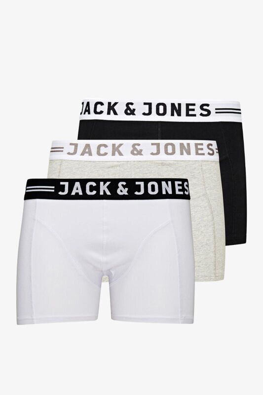 Jack & Jones Sense Trunks 3-Pack Noos Erkek Gri Boxer 12081832-Grey - 1