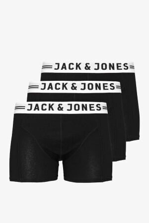 Jack & Jones SENSE TRUNKS 3-PACK NOOS Erkek Siyah Boxer 12081832 - 3