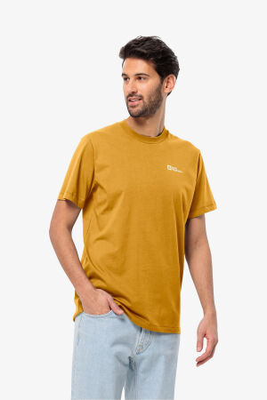 Jack Wolfskin Essentıal T M Erkek Sarı T-Shirt 1808382TR-58 - 1