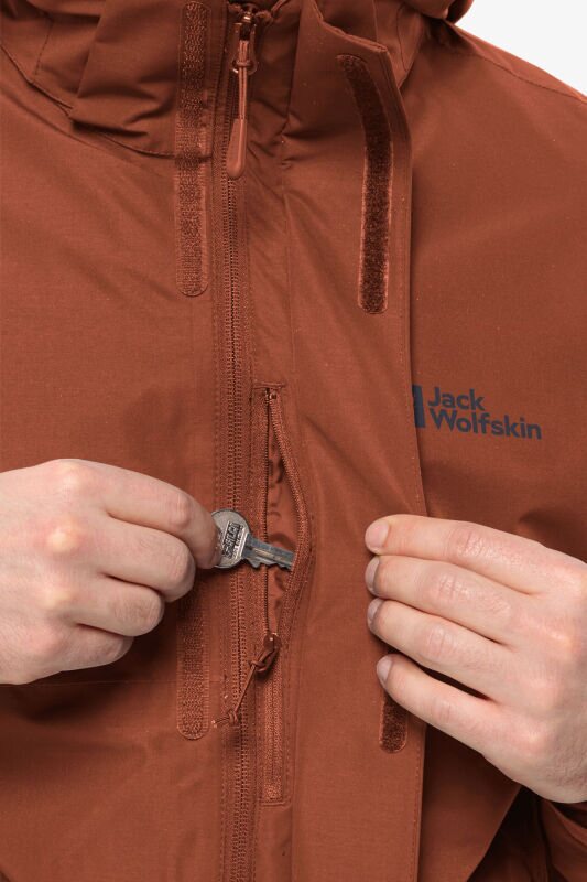 Jack Wolfskin Luntal 3in1 Erkek Kahverengi Mont 1116251-2503 - 5