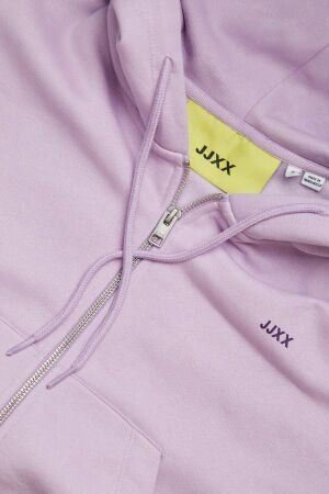 JJXX Jxabbie Kadin Mor Sweatshirt 12219609-Lilacbreeze - 4