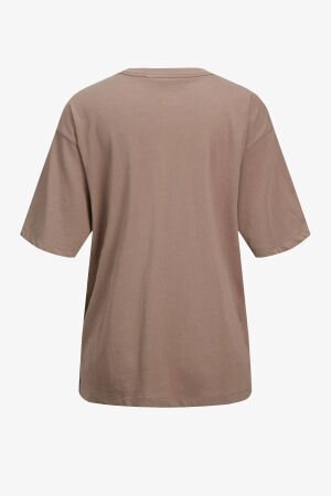 JJXX Jxandrea Kadın Kahverengi T-Shirt 12205777-Brindle - 4