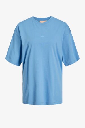 JJXX Jxandrea Kadın Mavi T-Shirt 12205777-Silverlakeblue - 4
