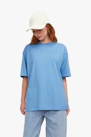 JJXX Jxandrea Kadın Mavi T-Shirt 12205777-Silverlakeblue 