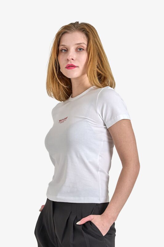 JJXX Jxgigi Kadın Beyaz T-Shirt 12257979-BrightWhite - 2