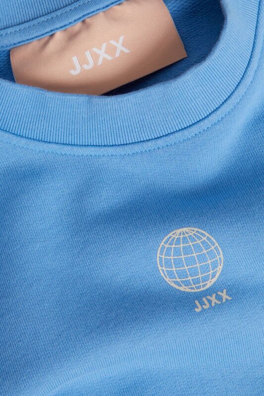 JJXX Jxjada Kadin Mavi Sweatshirt 12244363-Silverlakeblue - 5