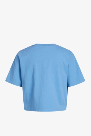 JJXX Jxjoda Kadin Mavi T-Shirt 12244372-Silverlakeblue - 5