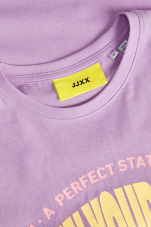 JJXX Jxletitia Kadın Mor T-Shirt 12252011-LilacBreeze - 4