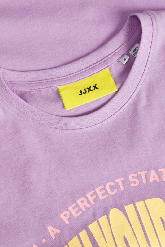 JJXX Jxletitia Kadın Mor T-Shirt 12252011-LilacBreeze - 4