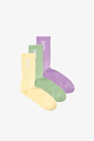 JJXX Jxmoreno Socks Acc 3-Pack Kadin Çok Renkli Çorap 12251644-Grayedjade 