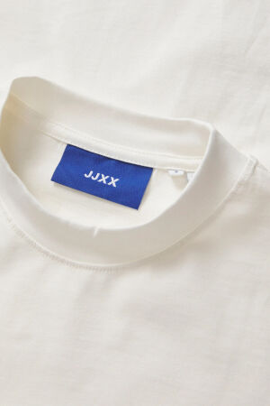 JJXX Jxvalerıa Oversize Kadın Beyaz T-Shirt 12252007-BlancdeBlanc - 5