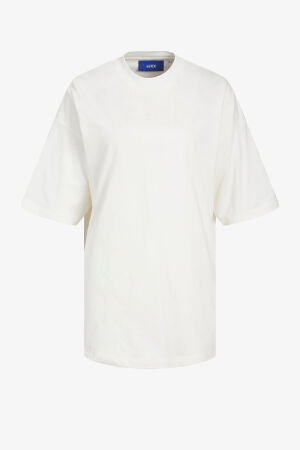 JJXX Jxvalerıa Oversize Kadın Beyaz T-Shirt 12252007-BlancdeBlanc - 4