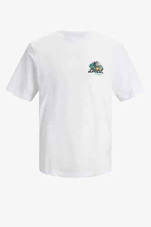 Jack & Jones Jorcabana Graphıc Tee Ss Crew Neck Ln Beyaz Erkek T-Shirt 12235304-Brigh - 1