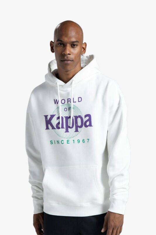 Kappa Authentic Ageo Erkek Beyaz Sweatshirt 321R26W-001 - 1