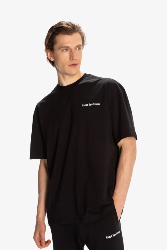 Kappa Authentic Dan Erkek Siyah T-Shirt 371S89W-005 - 1