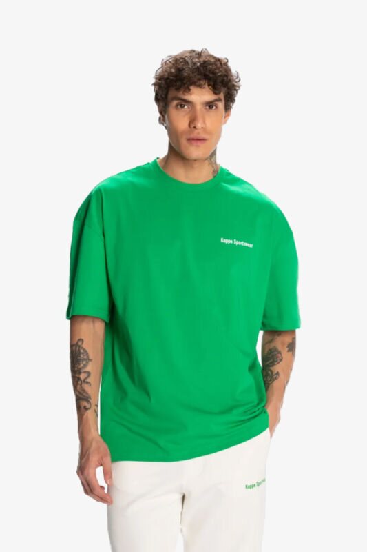 Kappa Authentic Dan Erkek Yeşil T-Shirt 371S89W-D16 - 1