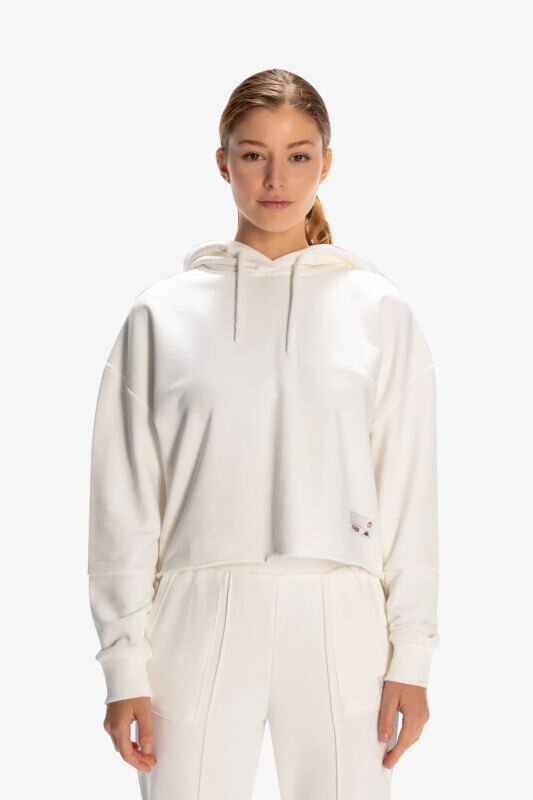 Kappa Authentic Jemima Kadın Beyaz Sweatshirt 381X12W-001 - 1