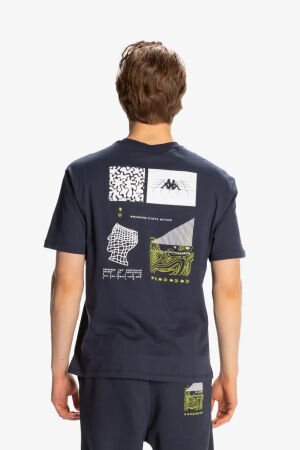 Kappa Authentic Spacetime Erkek Mavi T-Shirt 371S8IW-XCT - 2