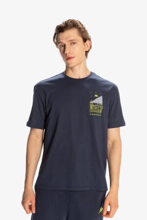 Kappa Authentic Spacetime Erkek Mavi T-Shirt 371S8IW-XCT - 1