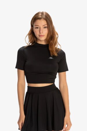 Kappa Fetsu Short Sleeve Kadın Siyah T-Shirt 361P8KW-005 - 1