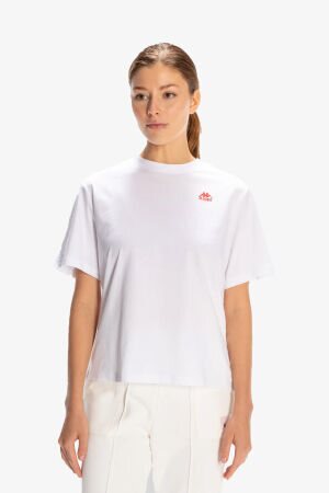 Kappa Kappa Authentic Shoshanna Kadın Beyaz T-Shirt 341W3GW-001 - 1