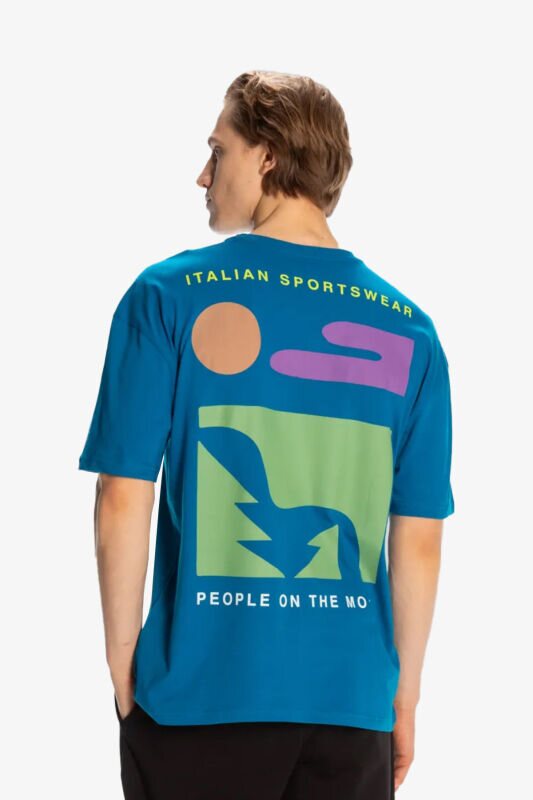 Kappa Kappa Sport Floyd Erkek Mavi T-Shirt 321W7TW-798 - 2