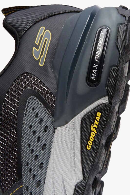 Skechers Max Protect Erkek Gri Outdoor Ayakkabı ve Bot 237303 BKCC - 7