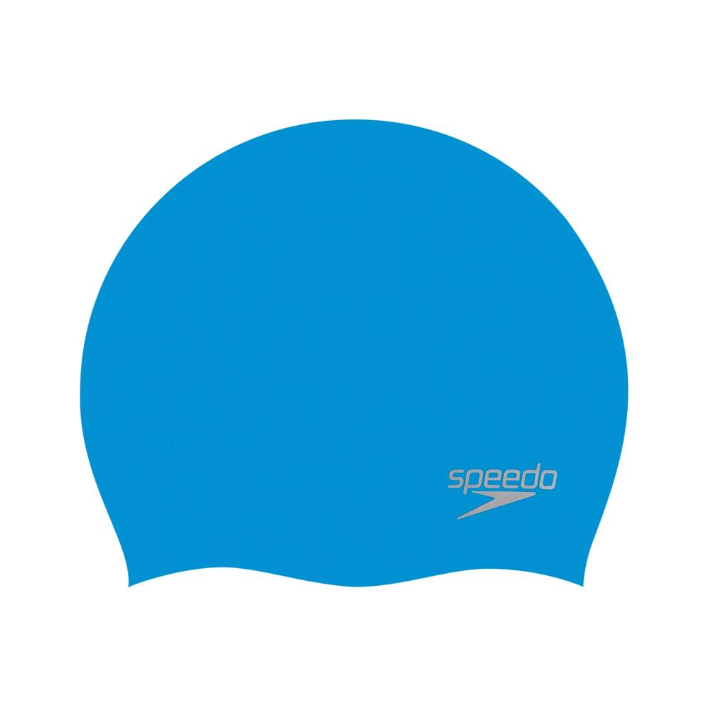 Speedo Moulded Silc Cap Au Blue/silver Blue Unisex Bone 8-70984d437