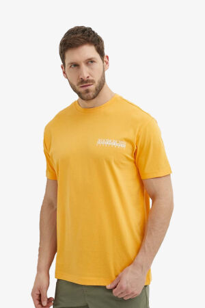 Napapijri S-Boyd Erkek Sarı T-Shirt NP0A4HQFY1J1 - 1