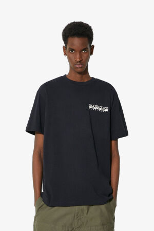 Napapijri S-Kotcho Erkek Siyah T-Shirt NP0A4HTV0411 - 1