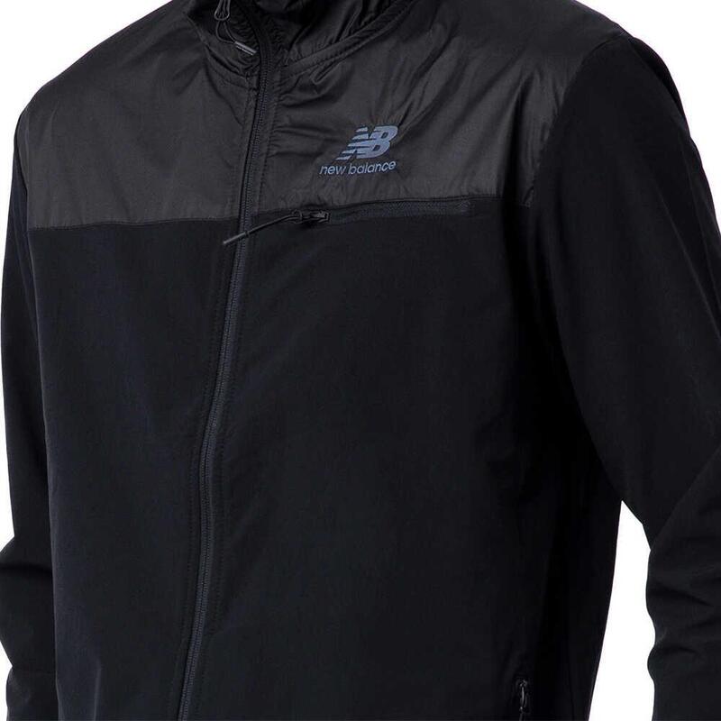 New Balance Lifestyle Men Jacket Erkek Siyah Sweatshirt MNJ3235-BK - 4