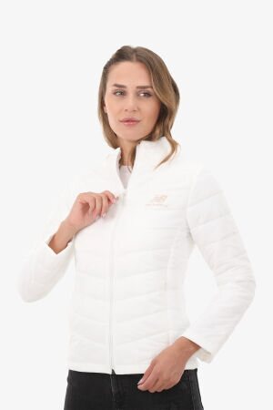 New Balance Lifestyle Women Jacket Kadın Beyaz Mont WNJ3385-WT - 1