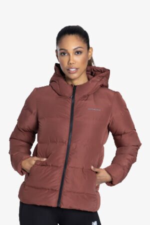 New Balance Lifestyle Women Jacket Kadın Kahverengi Mont WNJ3227-FCD - 1