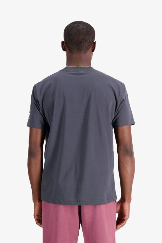 New Balance Erkek Gri T-Shirt MNT1406-ANT - 2