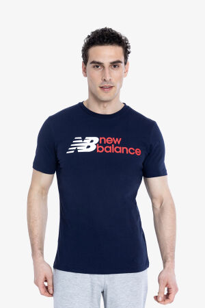 New Balance Erkek Lacivert T-Shirt MNT1354-AVI - 1