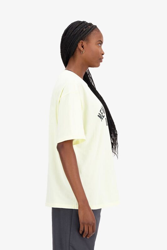 New Balance Kadın Sarı T-Shirt WNT1406-FRS - 2