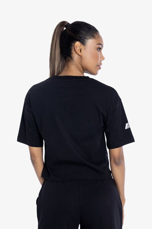 New Balance Lifestyle Kadın Siyah T-Shirt WNT1340-BKW - 6