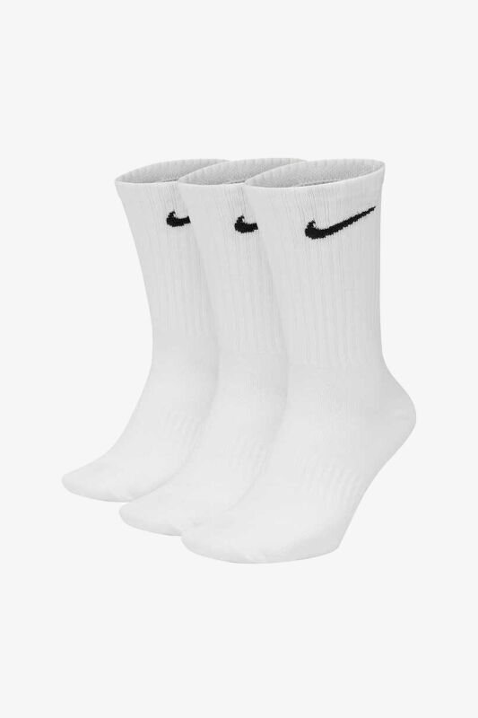 Nike Everyday Crew 3Pr Unisex Beyaz Futbol Çorabı SX7676-100 - 1