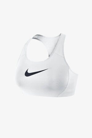 Nike High Compressn Bra Swoosh Kadın Beyaz Spor Bra 548545-100 - 1