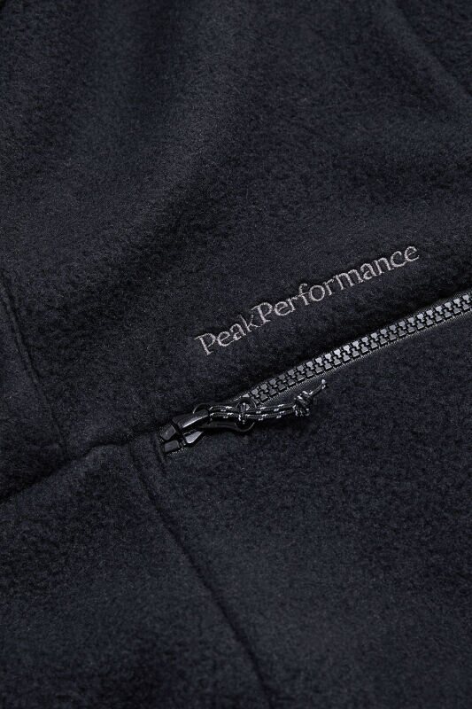 Peak Performance Fleece Snap T-Neck Erkek Siyah Sweatshirt G78899010-10011 - 6