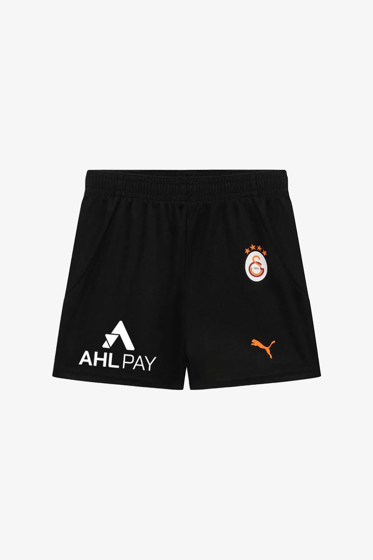 Puma Galatasaray S.k 24/25 Deplasman Çocuk Siyah Futbol Şortu 77967303