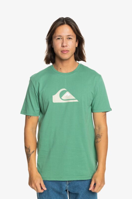Quiksilver Comp Logo Ss Erkek Yeşil T-Shirt EQYZT07658-24705 - 1