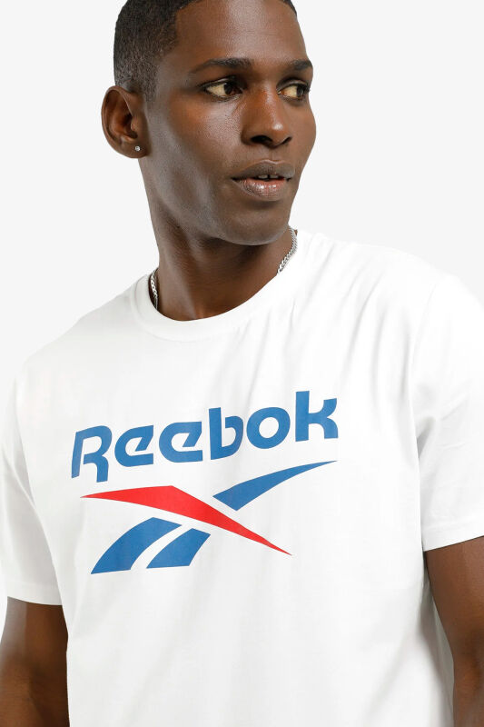 Reebok 3F identiy Stacked Erkek Beyaz T-Shirt 101528058 - 3