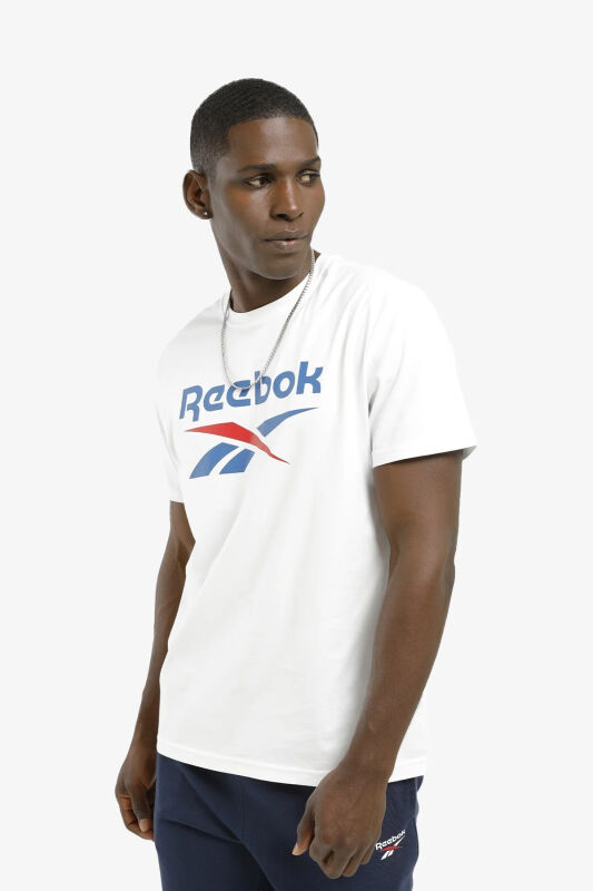 Reebok 3F identiy Stacked Erkek Beyaz T-Shirt 101528058 - 1