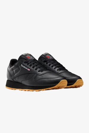 Reebok Classic Leather Erkek Siyah Sneaker 101423627 - 3