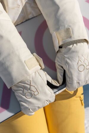 Roxy Freshfield Kadın Beyaz Kayak-Snowboard Eldiveni ERJHN03239-WBS0 - 4