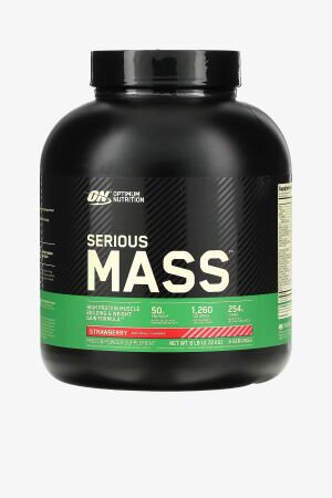 Optimum Nutrition Serious Mass Strawberry 6 Lbs Protein OPT030