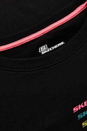 Skechers Essential Kadın Siyah T-Shirt S241006-001 - 4