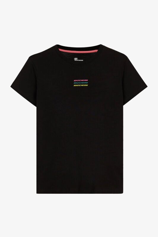 Skechers Essential Kadın Siyah T-Shirt S241006-001 - 1