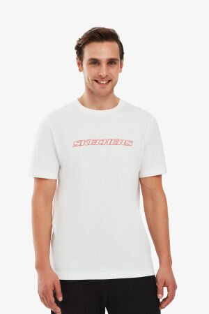 Skechers Graphic Erkek Bej T-Shirt S202243-102 - 1